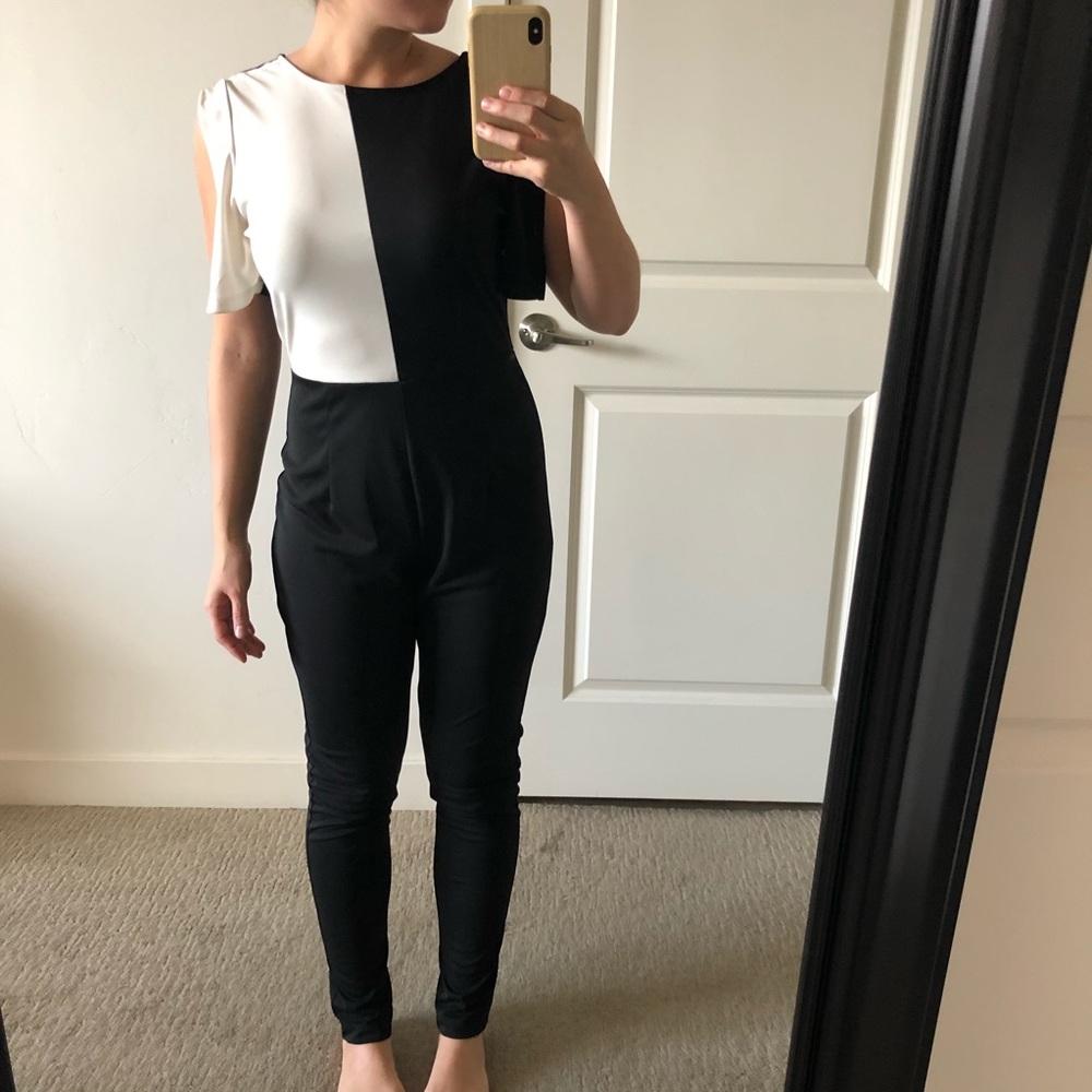 Black and white